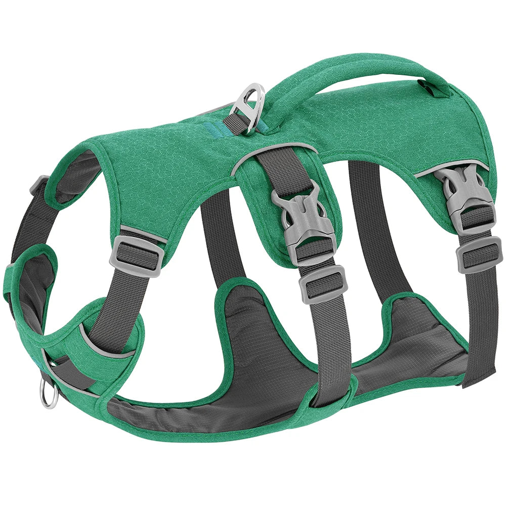 Escape Proof Nylon Dog Harness Reflective Dog Harnesses Durable Pet Vest With Handle Adjustable for Small Medium Large Dogs Pug