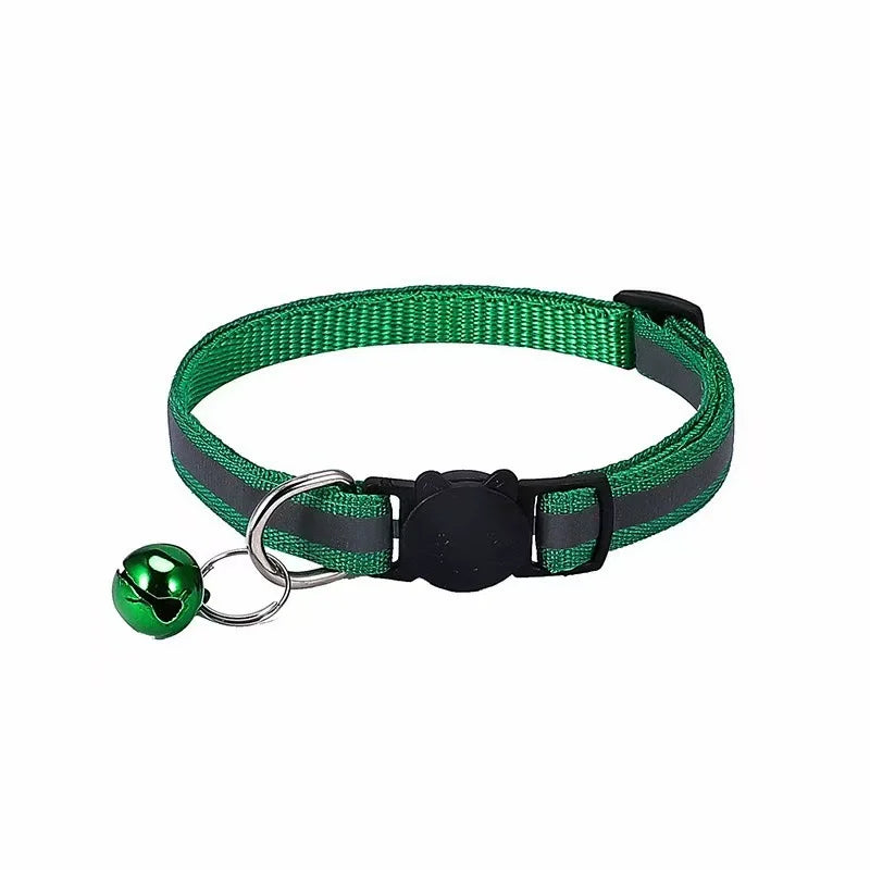 Reflective Cats Bells Collars Adjustable Dog Leash Pet Collar for Cats and Small Dogs Pet Supplies